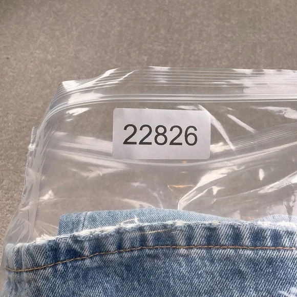 Flying Monkey Jeans Women 27 Blue 90s Vintage Flare Distressed F5312 Cotton - Picture 12 of 12